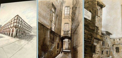 Drawing and Sketching Vol. 3: Capturing Ancient Urban Spaces