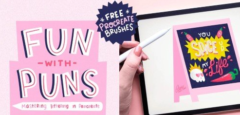 Fun with Puns: Mastering Lettering in Procreate – Spice Edition