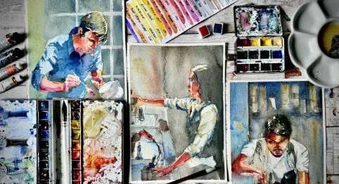 Learn how to paint radiant portraits using a simple, foolproof step-by-step method with watercolor