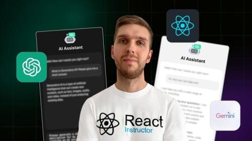 Udemy – React.js AI Chatbot built with ChatGPT and Gemini AI