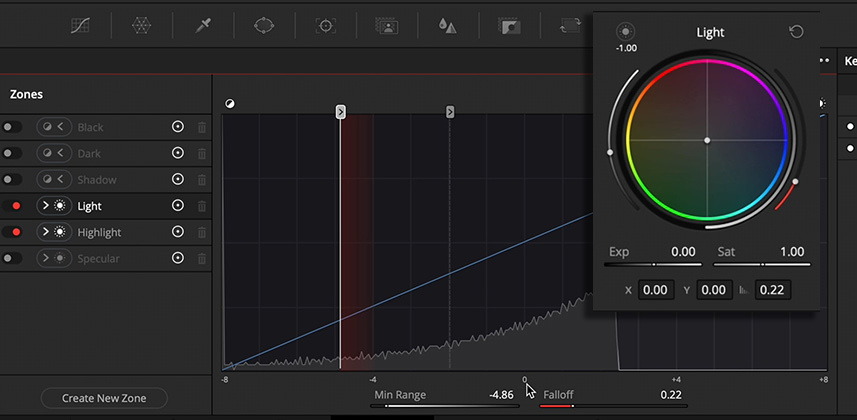 resolve 17 hdr zone explained ML0995